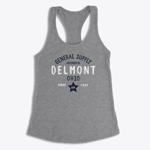 Delmont Ohio General Supply Women's Racerback Tank