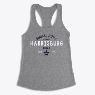 Harrisburg Iowa General Supply Women's Racerback Tank