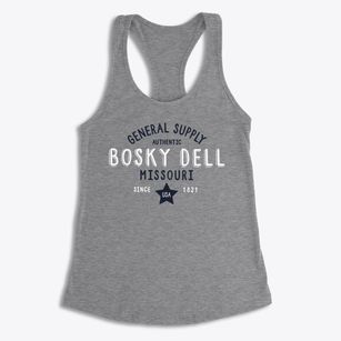 Bosky Dell Missouri General Supply Women's Racerback Tank