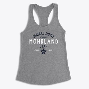 Mohrland Utah General Supply Women's Racerback Tank