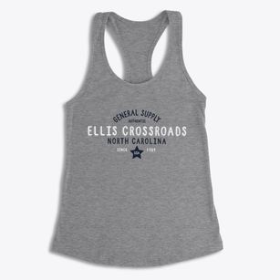 Ellis Crossroads North Carolina General Supply Women's Racerback Tank