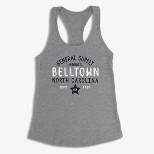 Belltown North Carolina General Supply Women's Racerback Tank