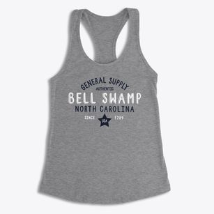 Bell Swamp North Carolina General Supply Women's Racerback Tank