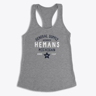 Hemans Michigan General Supply Women's Racerback Tank