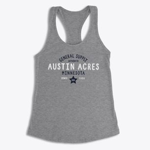 Austin Acres Minnesota General Supply Women's Racerback Tank