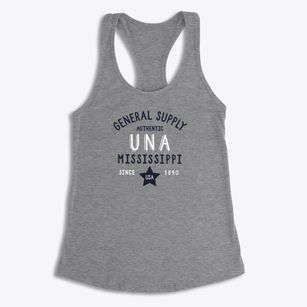 Una Mississippi General Supply Women's Racerback Tank