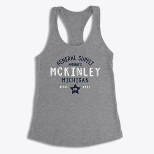 Mckinley Michigan General Supply Women's Racerback Tank