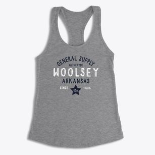 Woolsey Arkansas General Supply Women's Racerback Tank