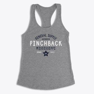 Pinchback Mississippi General Supply Women's Racerback Tank