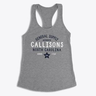 Callisons North Carolina General Supply Women's Racerback Tank