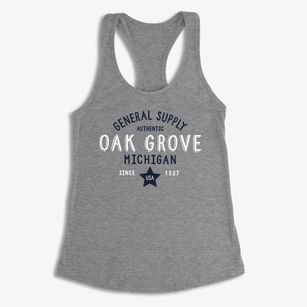 Oak Grove Michigan General Supply Women's Racerback Tank