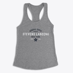 Stevens Landing New York General Supply Women's Racerback Tank