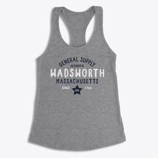 Wadsworth Massachusetts General Supply Women's Racerback Tank