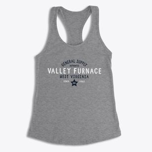 Valley Furnace West Virginia General Supply Women's Racerback Tank