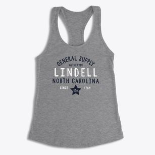 Lindell North Carolina General Supply Women's Racerback Tank
