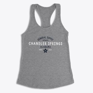 Chandler Springs Alabama General Supply Women's Racerback Tank
