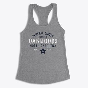Oakwoods North Carolina General Supply Women's Racerback Tank