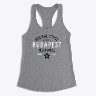 Budapest Missouri General Supply Women's Racerback Tank
