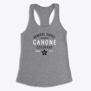 Cahone Colorado General Supply Women's Racerback Tank