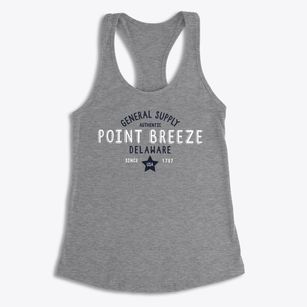 Point Breeze Delaware General Supply Women's Racerback Tank