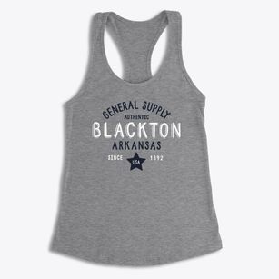 Blackton Arkansas General Supply Women's Racerback Tank