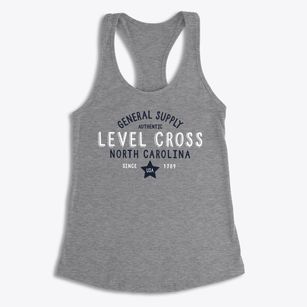 Level Cross North Carolina General Supply Women's Racerback Tank