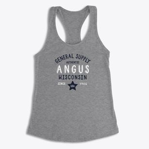 Angus Wisconsin General Supply Women's Racerback Tank
