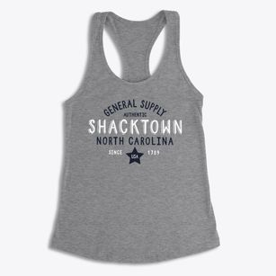 Shacktown North Carolina General Supply Women's Racerback Tank