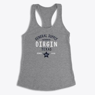 Dirgin Texas General Supply Women's Racerback Tank