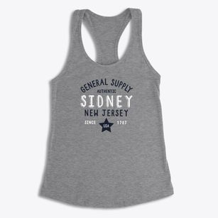 Sidney New Jersey General Supply Women's Racerback Tank