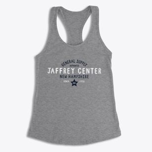 Jaffrey Center New Hampshire General Supply Women's Racerback Tank