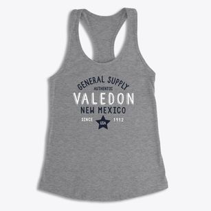 Valedon New Mexico General Supply Women's Racerback Tank