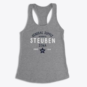 Steuben Iowa General Supply Women's Racerback Tank
