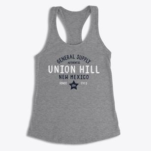 Union Hill New Mexico General Supply Women's Racerback Tank