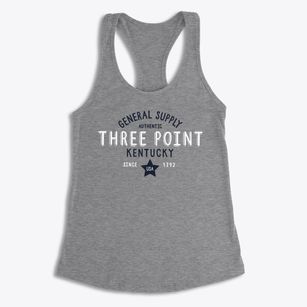 Three Point Kentucky General Supply Women's Racerback Tank