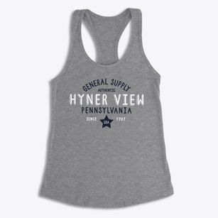 Hyner View Pennsylvania General Supply Women's Racerback Tank
