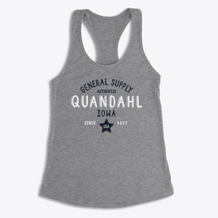 Quandahl Iowa General Supply Women's Racerback Tank
