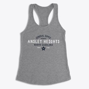 Ansley Heights North Carolina General Supply Women's Racerback Tank