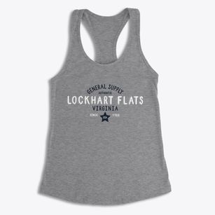 Lockhart Flats Virginia General Supply Women's Racerback Tank