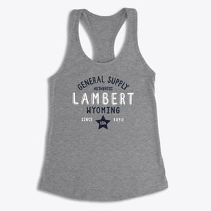 Lambert Wyoming General Supply Women's Racerback Tank