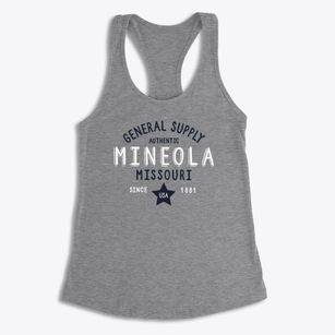 Mineola Missouri General Supply Women's Racerback Tank