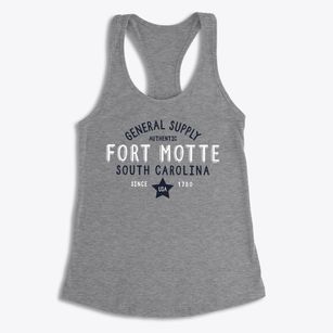 Fort Motte South Carolina General Supply Women's Racerback Tank