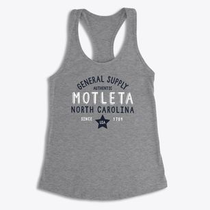 Motleta North Carolina General Supply Women's Racerback Tank