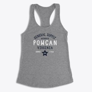 Powcan Virginia General Supply Women's Racerback Tank