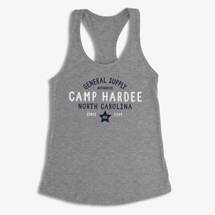 Camp Hardee North Carolina General Supply Women's Racerback Tank