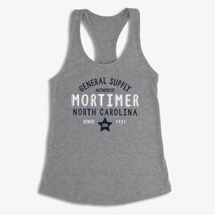Mortimer North Carolina General Supply Women's Racerback Tank