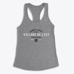 Village De L'est Louisiana General Supply Women's Racerback Tank