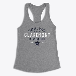 Claremont Mississippi General Supply Women's Racerback Tank