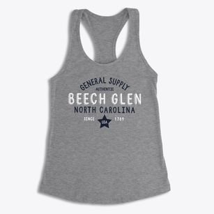 Beech Glen North Carolina General Supply Women's Racerback Tank