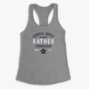 Rather Tennessee General Supply Women's Racerback Tank